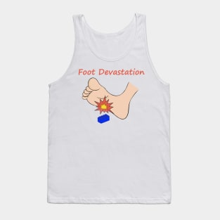 Foot Devastation Tank Top